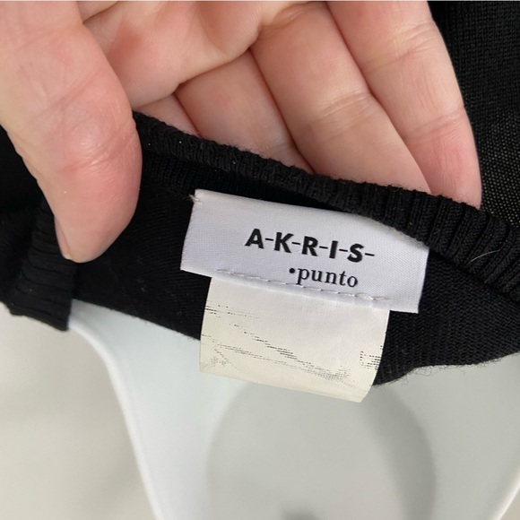 Akris Punto Wool Layered Knit Pullover size US2 - Picture 6 of 8